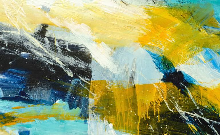 Original Abstract Expressionism Abstract Painting by Ira Ivanova