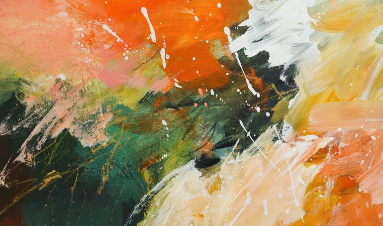 Original Abstract Expressionism Abstract Painting by Ira Ivanova