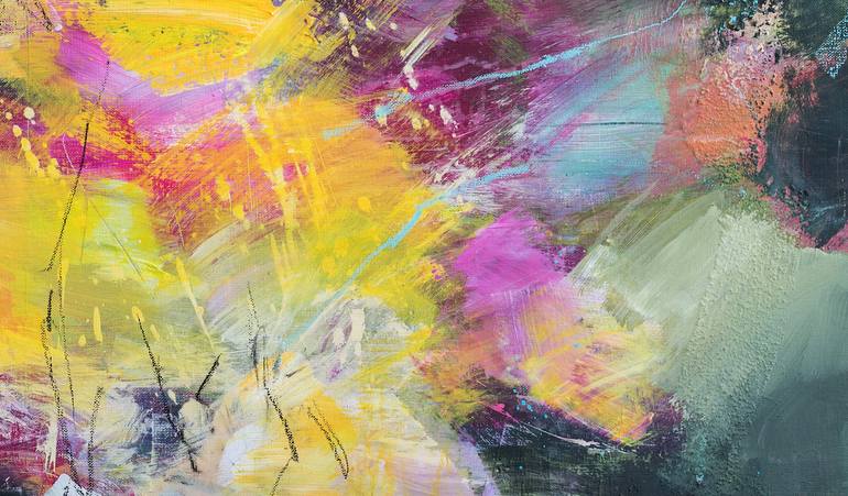 Original Abstract Expressionism Abstract Painting by Ira Ivanova