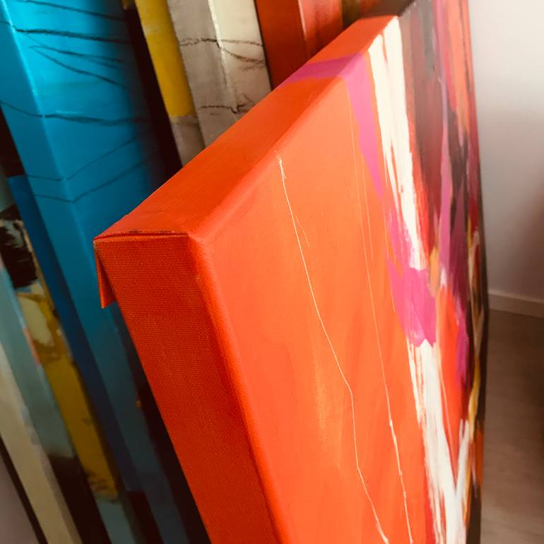 Original Abstract Expressionism Abstract Painting by Ira Ivanova