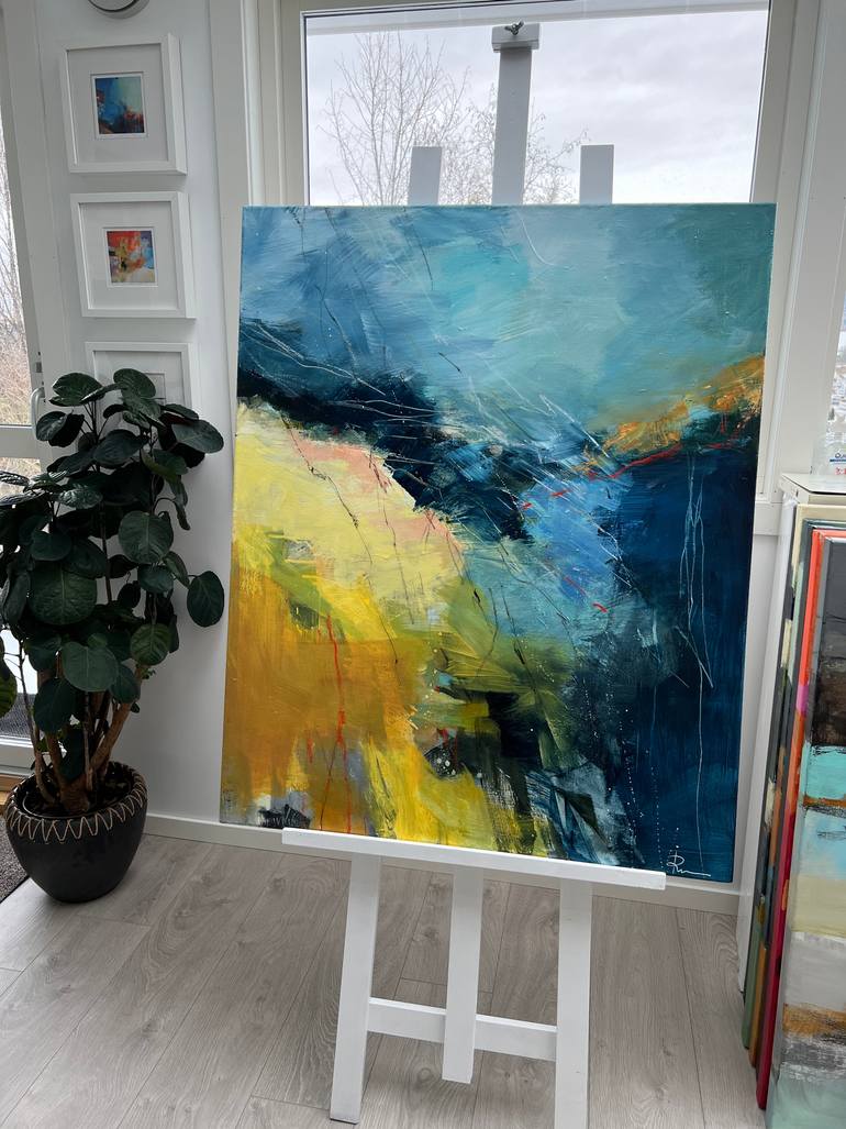 Original Abstract Expressionism Abstract Painting by Ira Ivanova