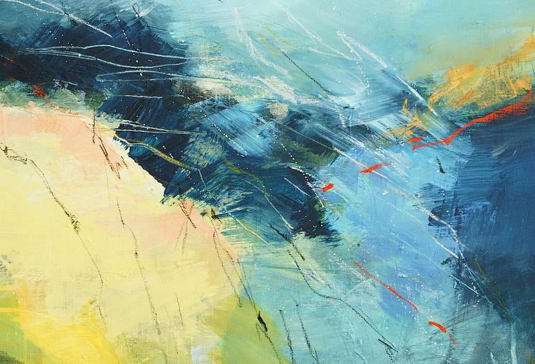 Original Abstract Expressionism Abstract Painting by Ira Ivanova