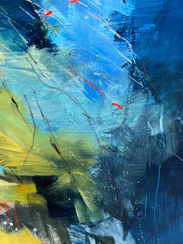 Original Abstract Expressionism Abstract Painting by Ira Ivanova