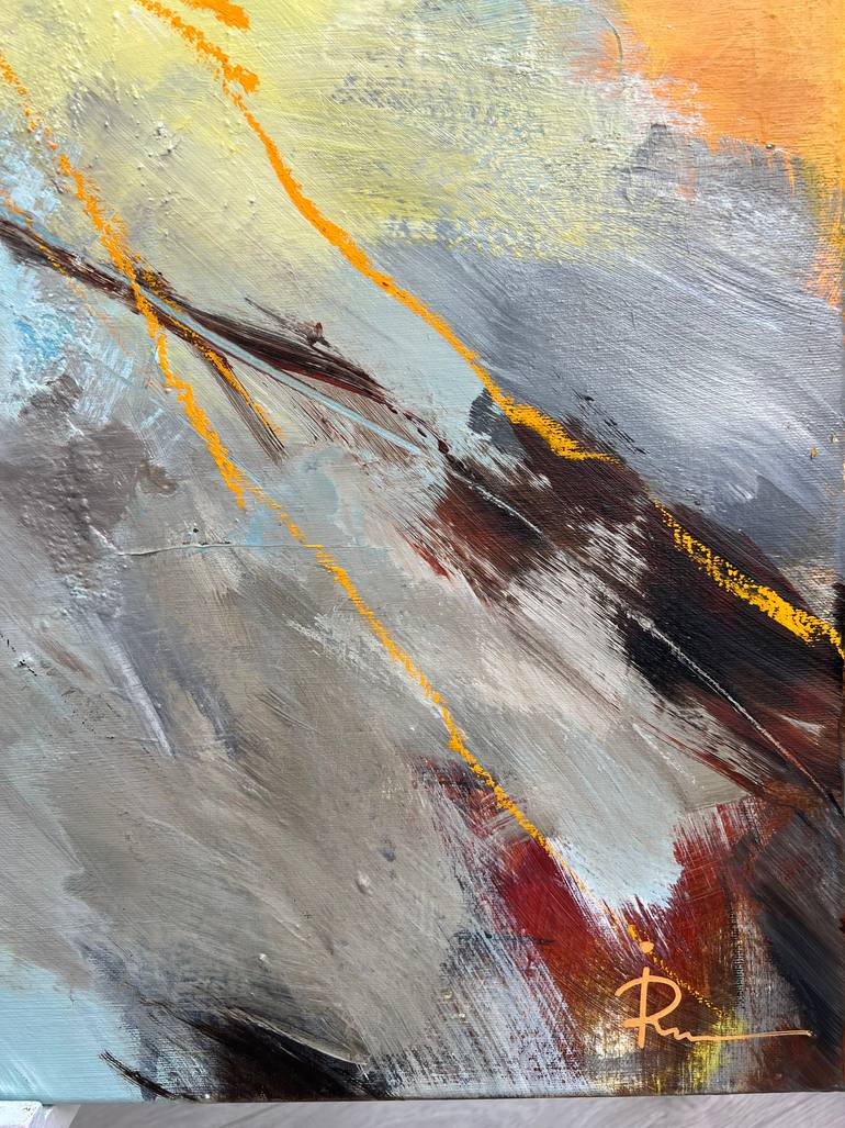 Original Abstract Expressionism Abstract Painting by Ira Ivanova