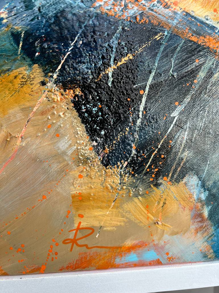 Original Abstract Expressionism Abstract Painting by Ira Ivanova