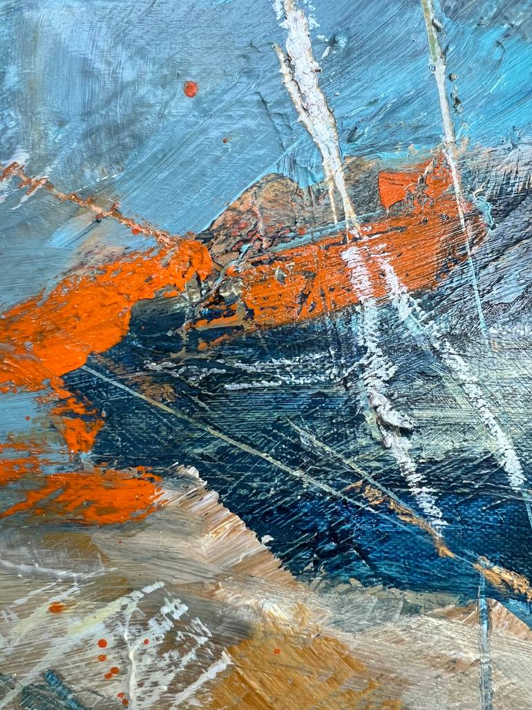 Original Abstract Expressionism Abstract Painting by Ira Ivanova