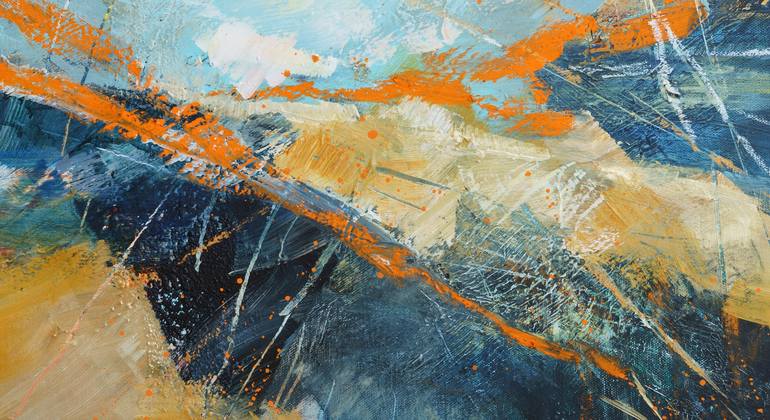 Original Abstract Expressionism Abstract Painting by Ira Ivanova