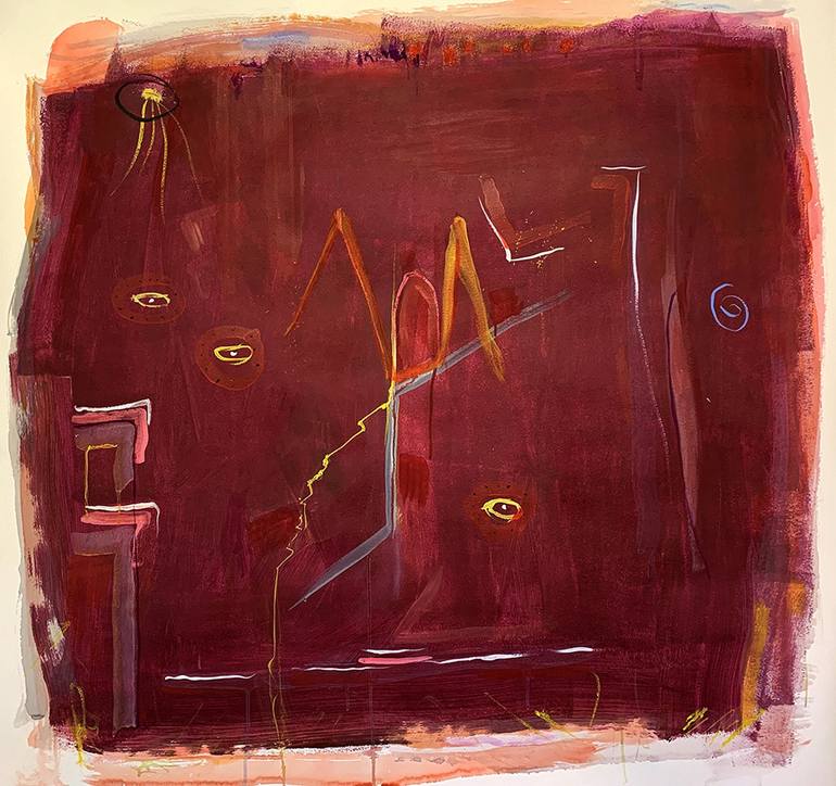 DUSK Painting by Rachel Citrino | Saatchi Art