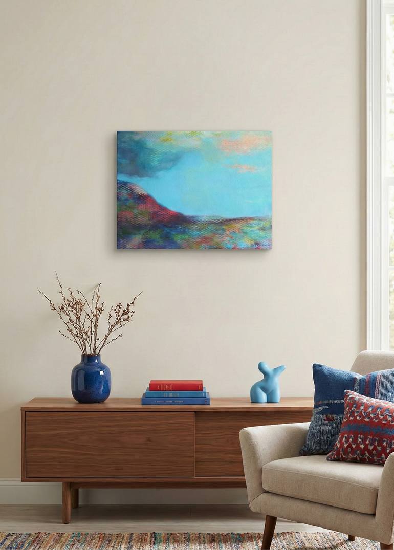 Original Contemporary Landscape Painting by Sylvie Moncion
