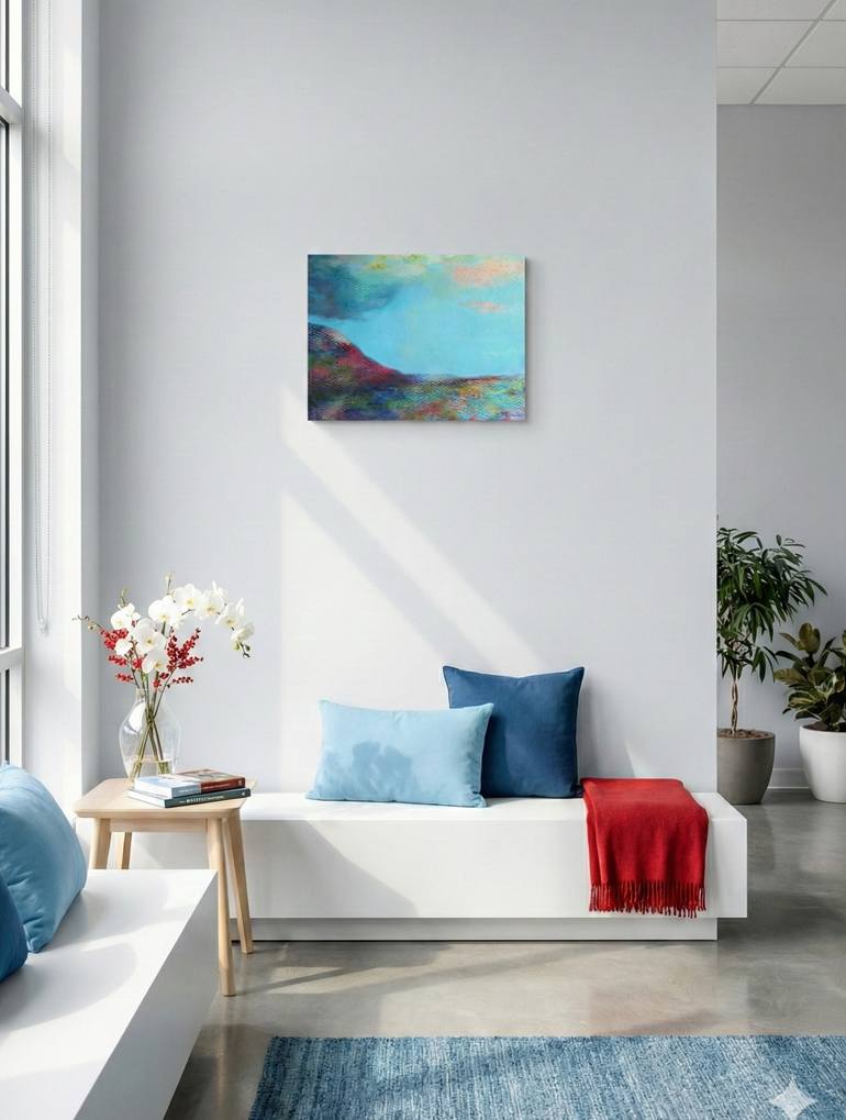 Original Contemporary Landscape Painting by Sylvie Moncion