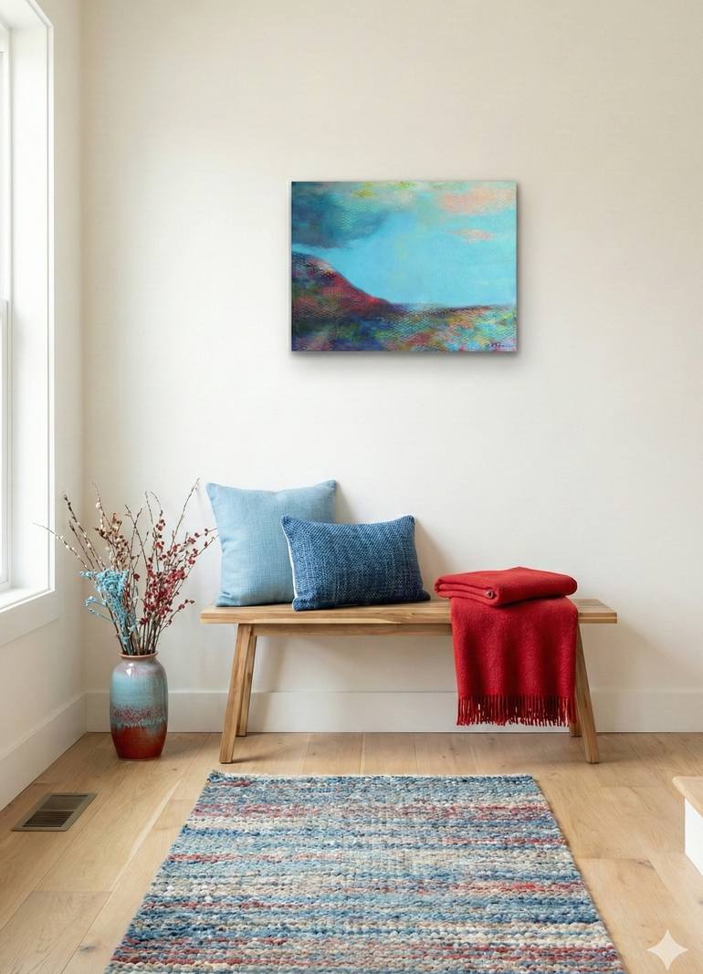 Original Contemporary Landscape Painting by Sylvie Moncion