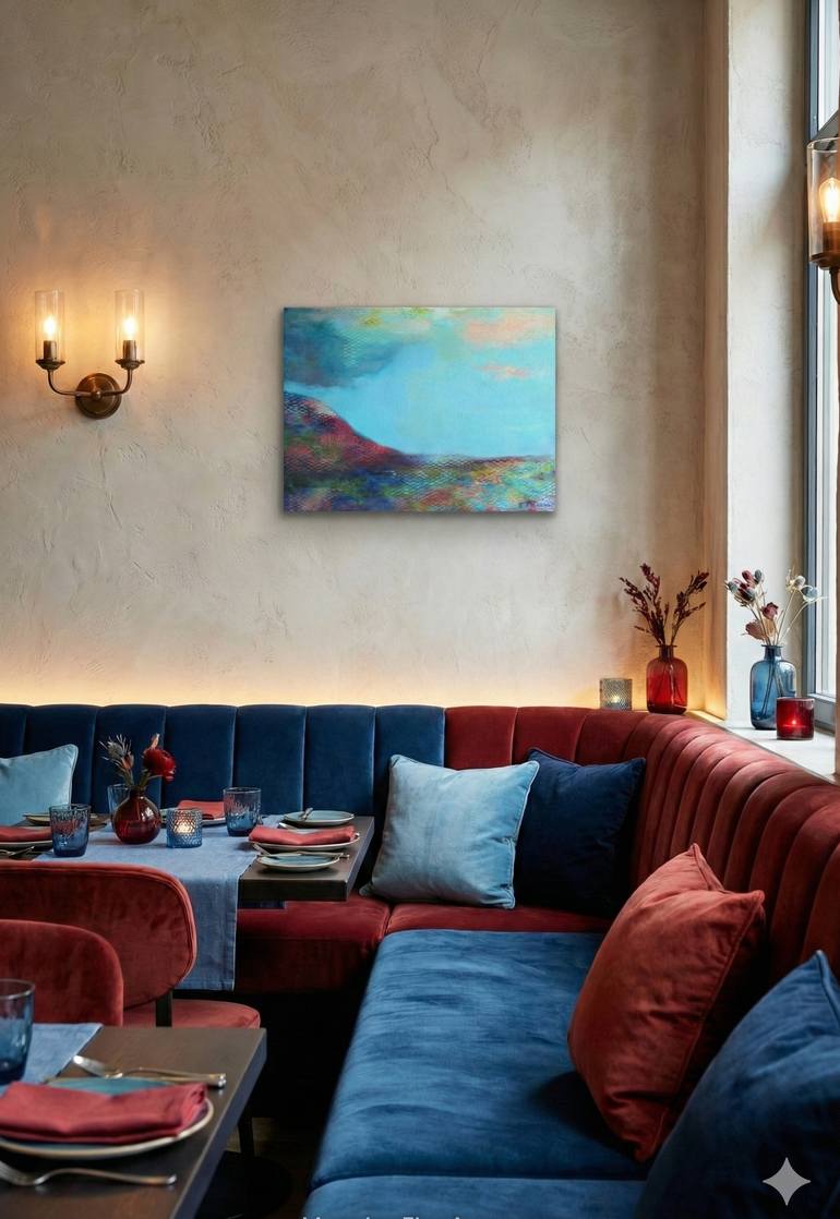 Original Contemporary Landscape Painting by Sylvie Moncion