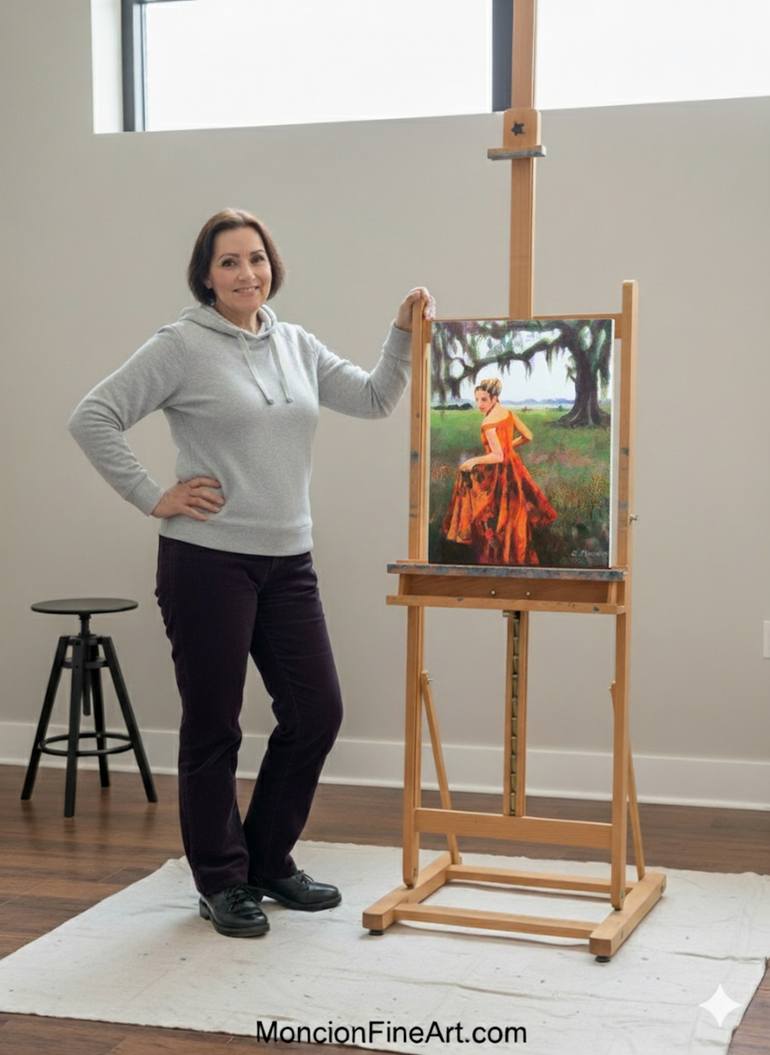 Original Figurative Fashion Painting by Sylvie Moncion