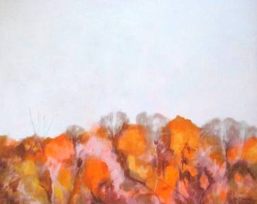 Original Abstract Expressionism Tree Paintings by Sylvie Moncion