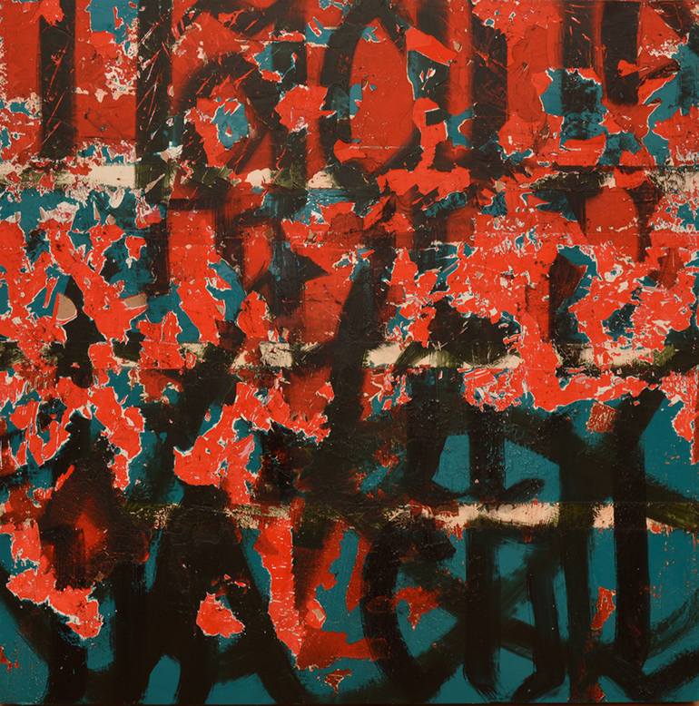 Original Street Art Abstract Paintings by Tracy Sweeney