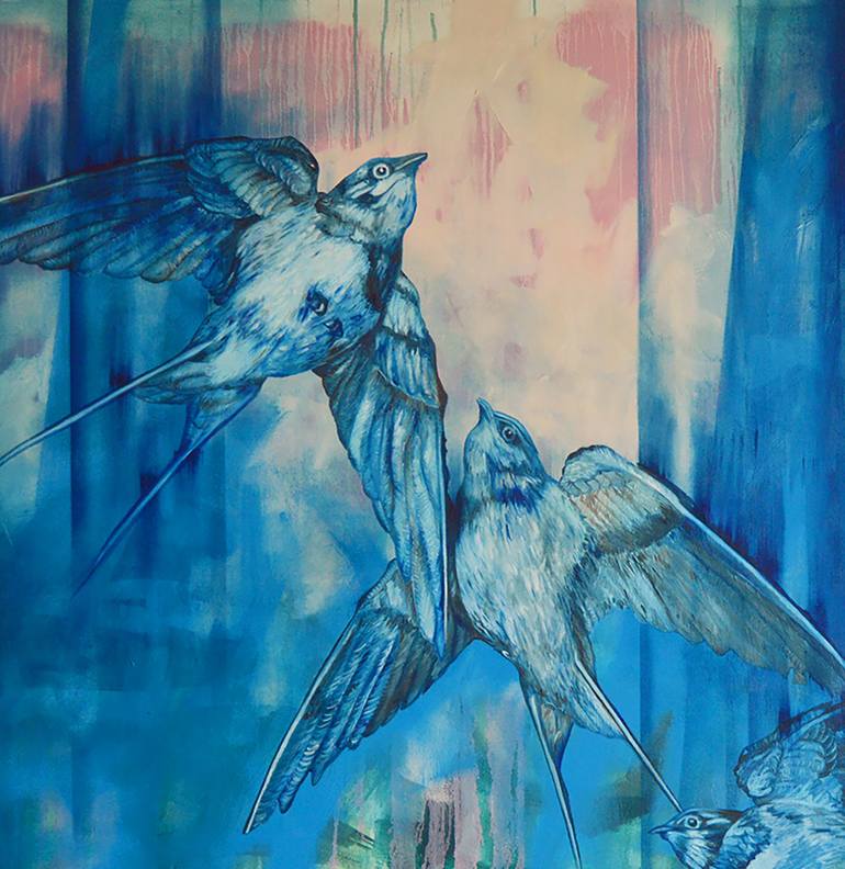 Original Figurative Animal Painting by Tracy Sweeney