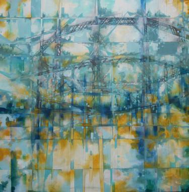 Original Abstract Expressionism Architecture Paintings by Tracy Sweeney