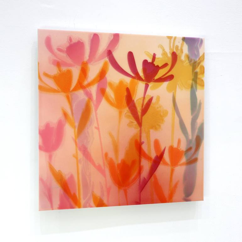 Original Abstract Botanic Painting by Yongho Park