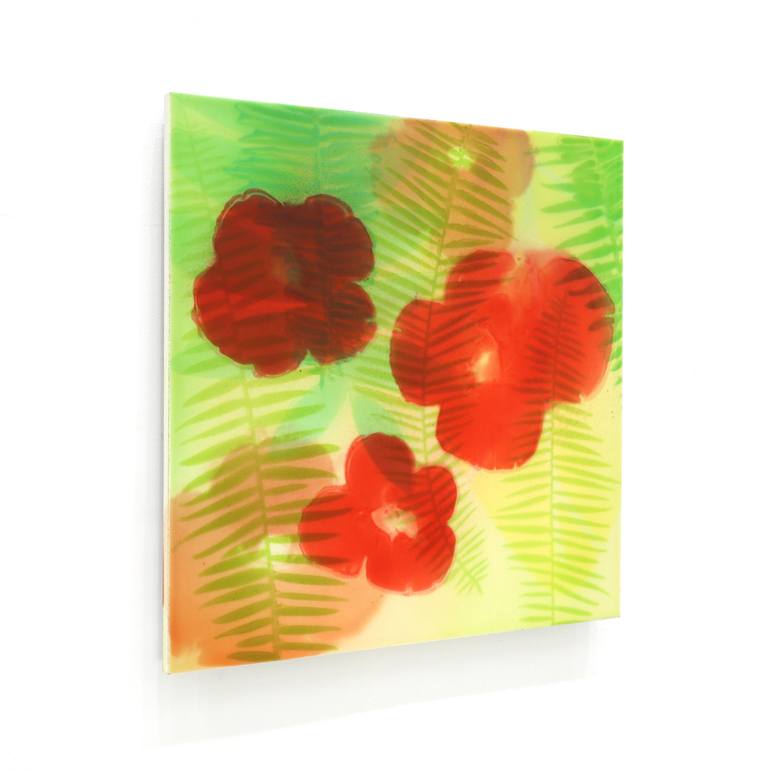 Original Abstract Botanic Painting by Yongho Park