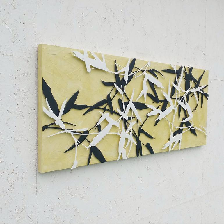 Original Abstract Botanic Painting by Yongho Park