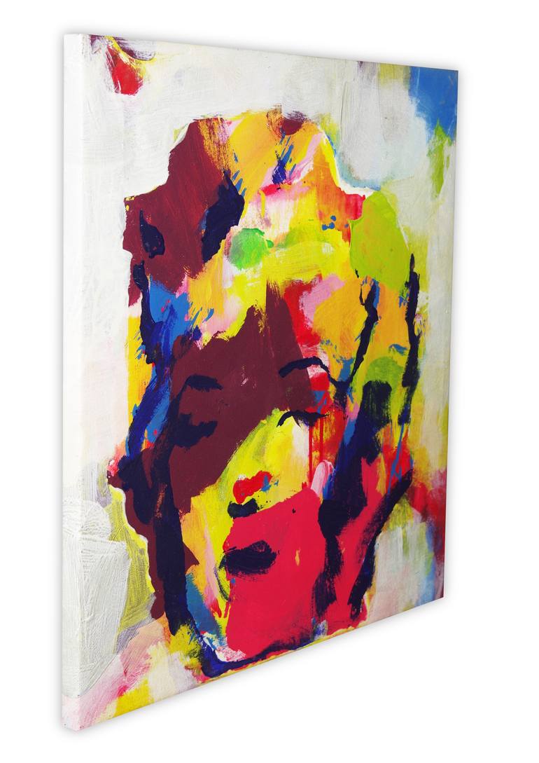 Original Abstract Expressionism Pop Culture/Celebrity Painting by Etienne Pixa