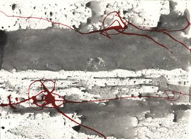 Original Abstract Expressionism Abstract Drawings by Karen Boersma