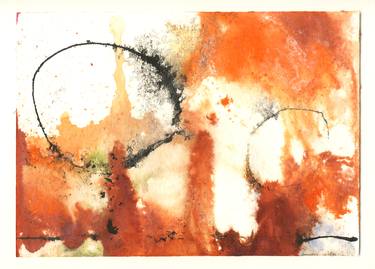 Original Abstract Expressionism Abstract Drawings by Karen Boersma