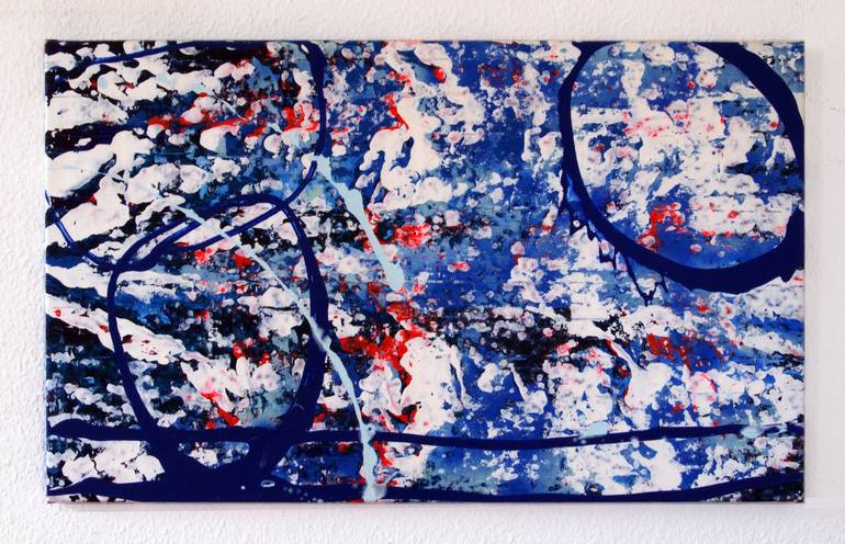 Original Abstract Expressionism Abstract Painting by Karen Boersma