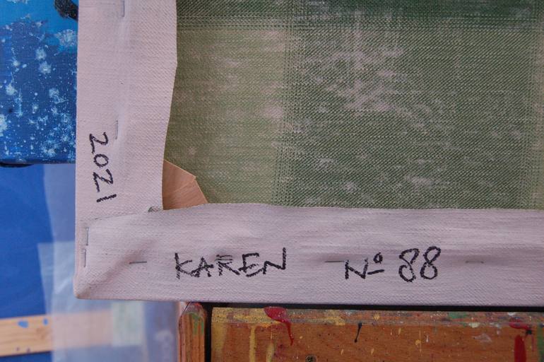 Original Abstract Expressionism Abstract Painting by Karen Boersma