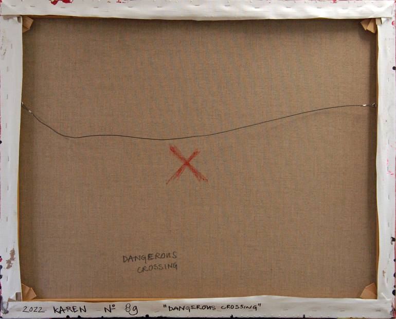 Original Abstract Expressionism Abstract Painting by Karen Boersma