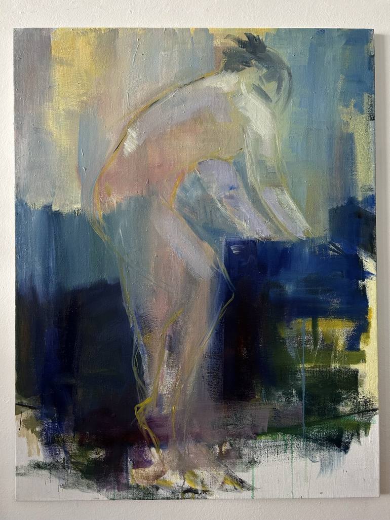 Original Nude Painting by Jan Valer