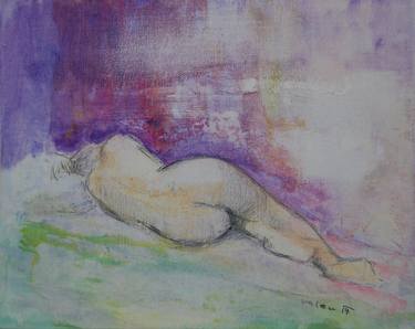 Original Figurative Women Drawings by Jan Valer