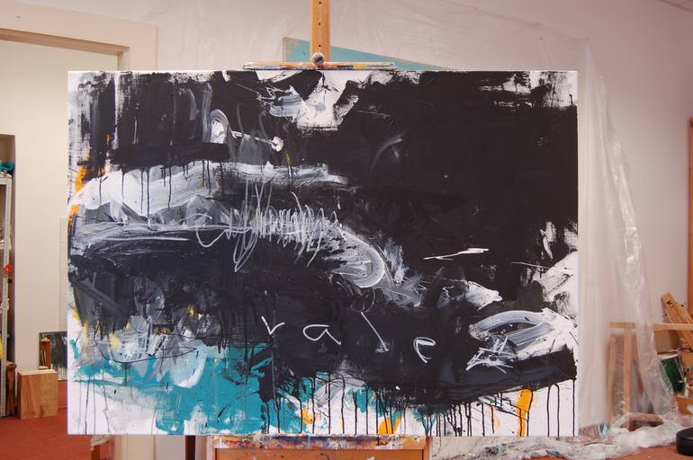 Original Abstract Expressionism Abstract Painting by Jan Valer