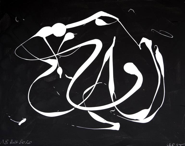 Original Conceptual Abstract Paintings by Guy Delaroque