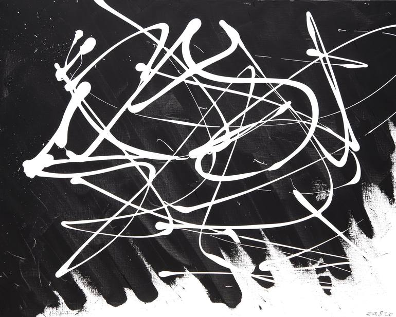 Original Conceptual Abstract Paintings by Guy Delaroque