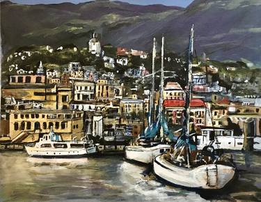 Print of Sailboat Paintings by Roy Brash