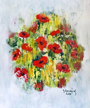 Original Contemporary Nature Painting by Gitta Landgraf