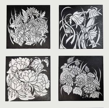 Print of Floral Paintings by Gitta Landgraf