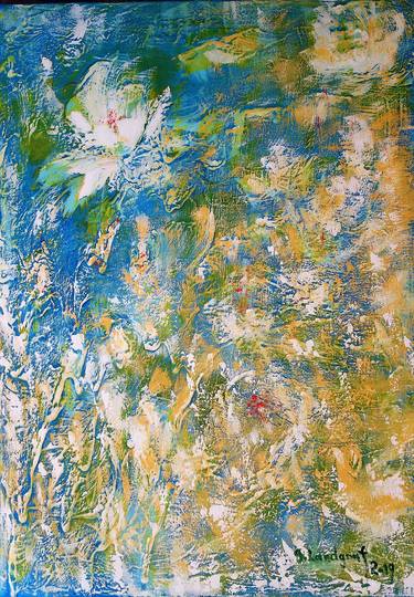 Print of Abstract Floral Paintings by Gitta Landgraf
