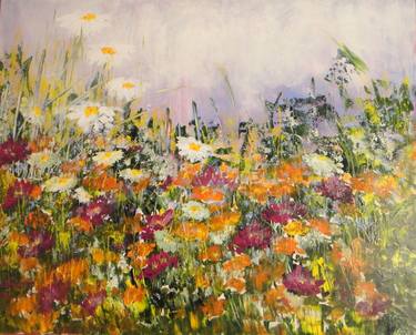 Original Impressionism Floral Paintings by Gitta Landgraf