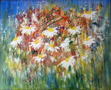 Print of Impressionism Floral Paintings by Gitta Landgraf