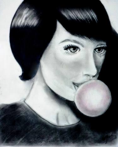 Original Photorealism People Drawings by Katy Hawk