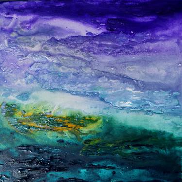 Original Abstract Expressionism Seascape Paintings by Katy Hawk