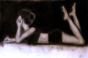 Original Figurative Women Drawings by Katy Hawk