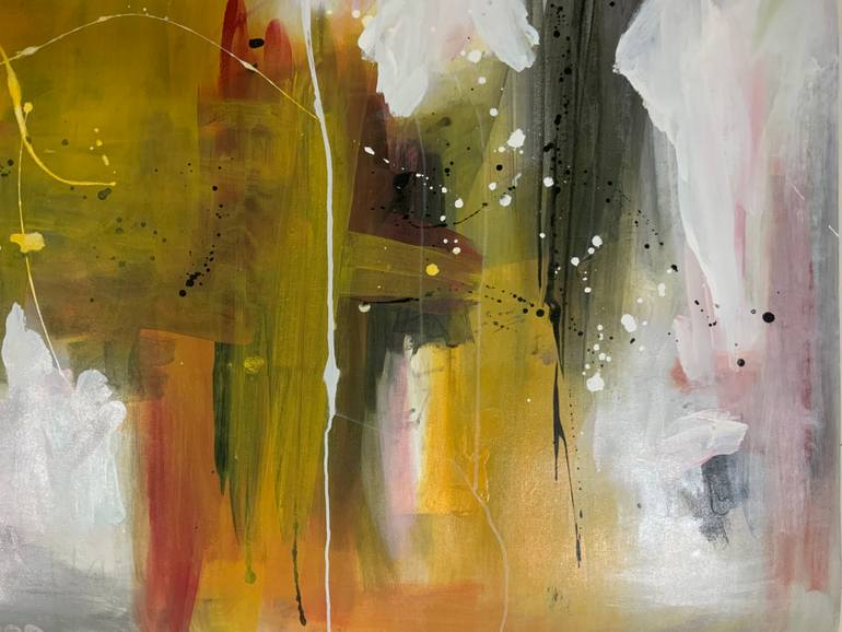 Original Abstract Expressionism Abstract Painting by Rodrigue Semabia