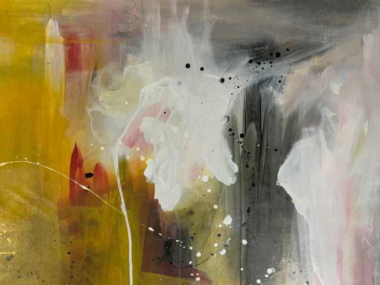 Original Abstract Expressionism Abstract Painting by Rodrigue Semabia