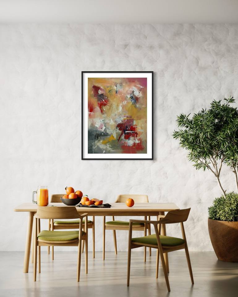 Original Abstract Painting by Rodrigue Semabia