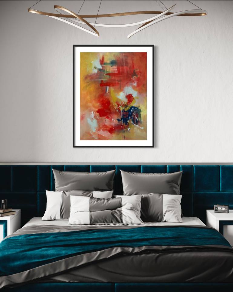 Original Abstract Painting by Rodrigue Semabia