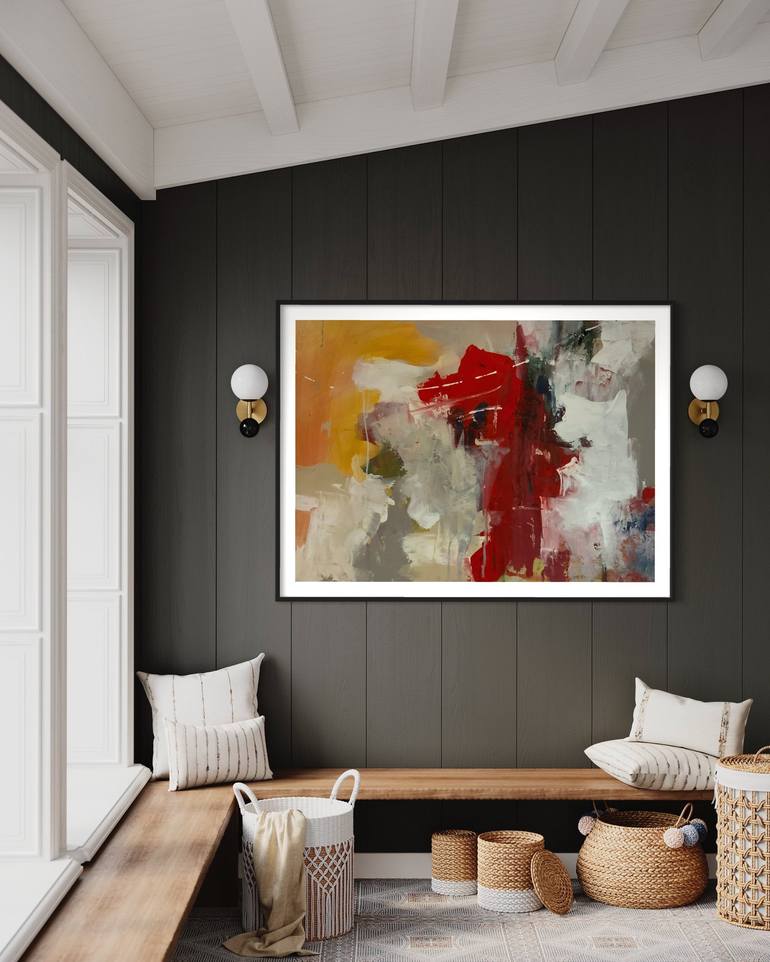 Original Abstract Painting by Rodrigue Semabia