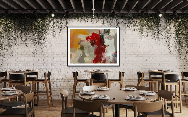 Original Abstract Painting by Rodrigue Semabia